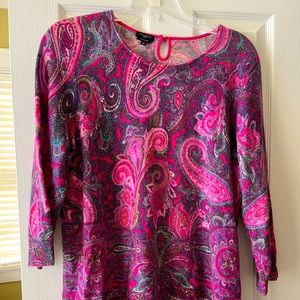 Pure Cashmere Paisley Sweater